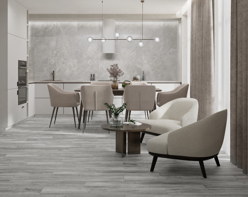 Керамогранит Primavera Flurry Crema Lapato Carving 60х120см (LC206)